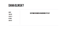 Tablet Screenshot of danaolinsky.com